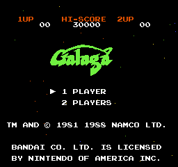 Galaga screenshot 5 for NES
